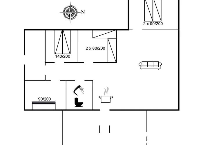 Prázdninový dům Nielsine - 1-5km From The Sea By Interhome
